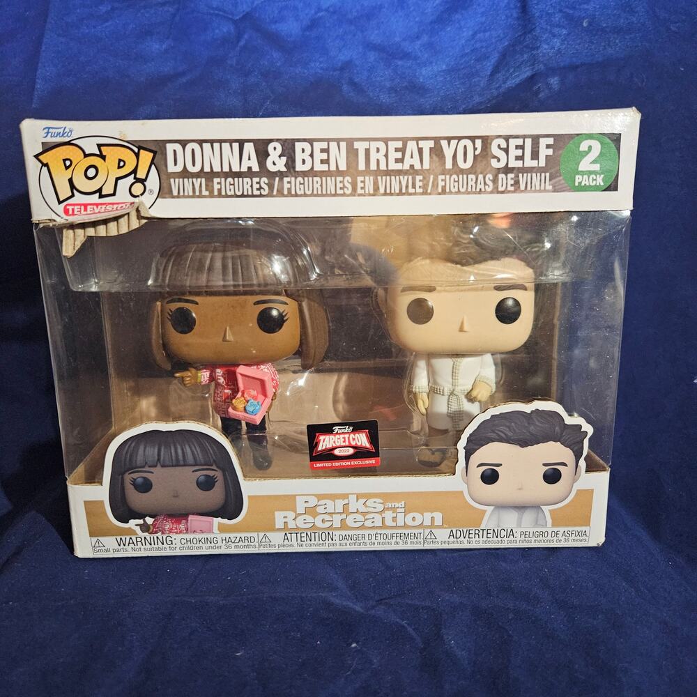 Funko Pop Donna & Ben Treat Yo' Self Parks and Recreation
